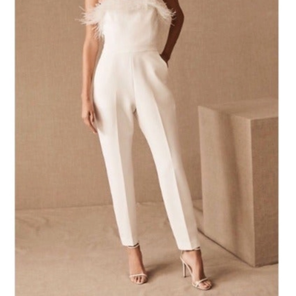 ANTHROPOLOGIE x BHLDN Janae Feather Jumpsuit